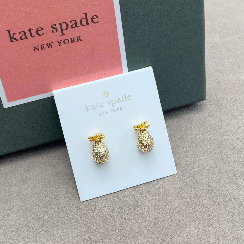 kate spade Pineapple Stud Earrings Diamond